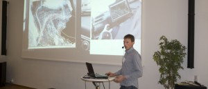 Mattias presented "Drones for smart forestry". Photo: UASForumSweden.se