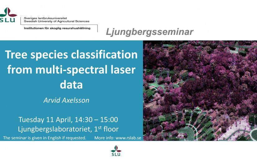 Seminar: Tree species classification using multi-spectral Lidar