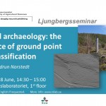 Seminar: LiDAR and archaeology: the importance of ground point classification