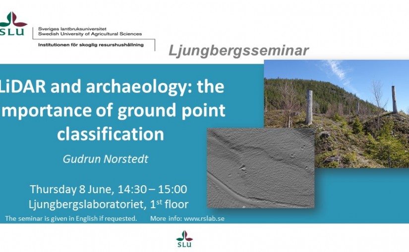 Seminar: LiDAR and archaeology: the importance of ground point classification