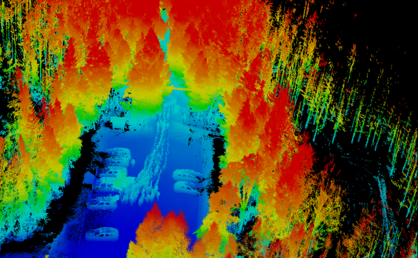 Field visit RS course: Testing the new GeoSLAM hand laser scanner