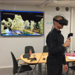 Forest in virtual reality